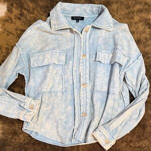 Blu Pepper Sky Blue Denim Shirt